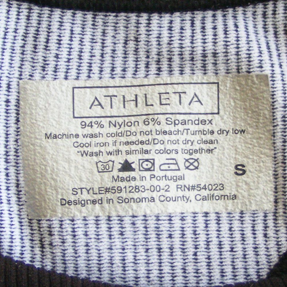 ATHLETA Tank Top, S, Racerback, Stripes/Solid - Picture 8 of 9